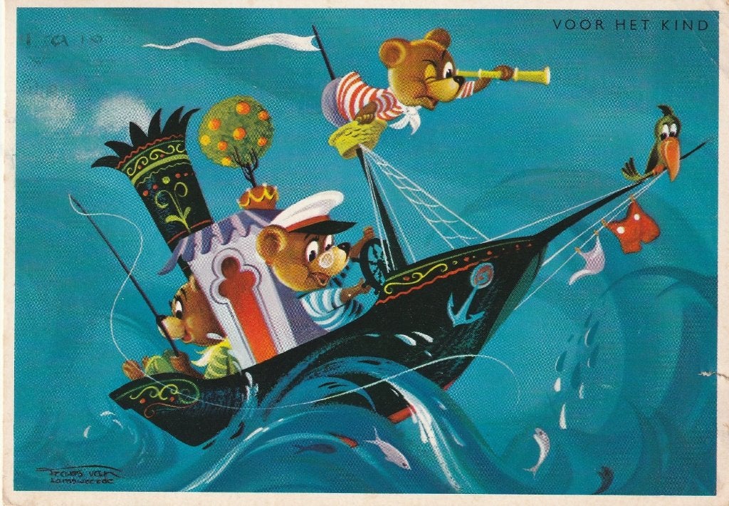 VOOR HET KIND FRANS VAN LAMSWEERDE UIT 1966 ZEER MOOI KO602, Ophalen of Verzenden, 1960 tot 1980, Gelopen