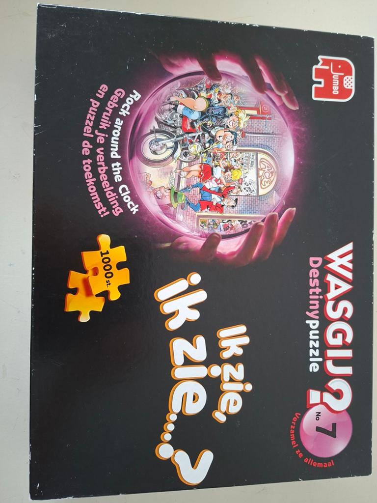 Wasgij Destiny 7: Rock around the Clock - 1000 stukjes, Ophalen, 500 t/m 1500 stukjes, Gebruikt, Legpuzzel