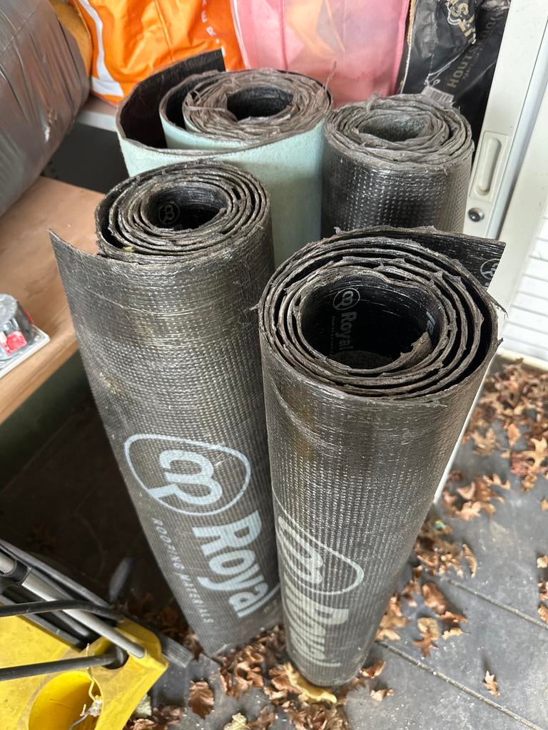 Royal Roofing Materials dakleer rollen, Doe-het-zelf en Verbouw, Dakpannen en Dakbedekking, Overige materialen, Gebruikt, Overige kleuren