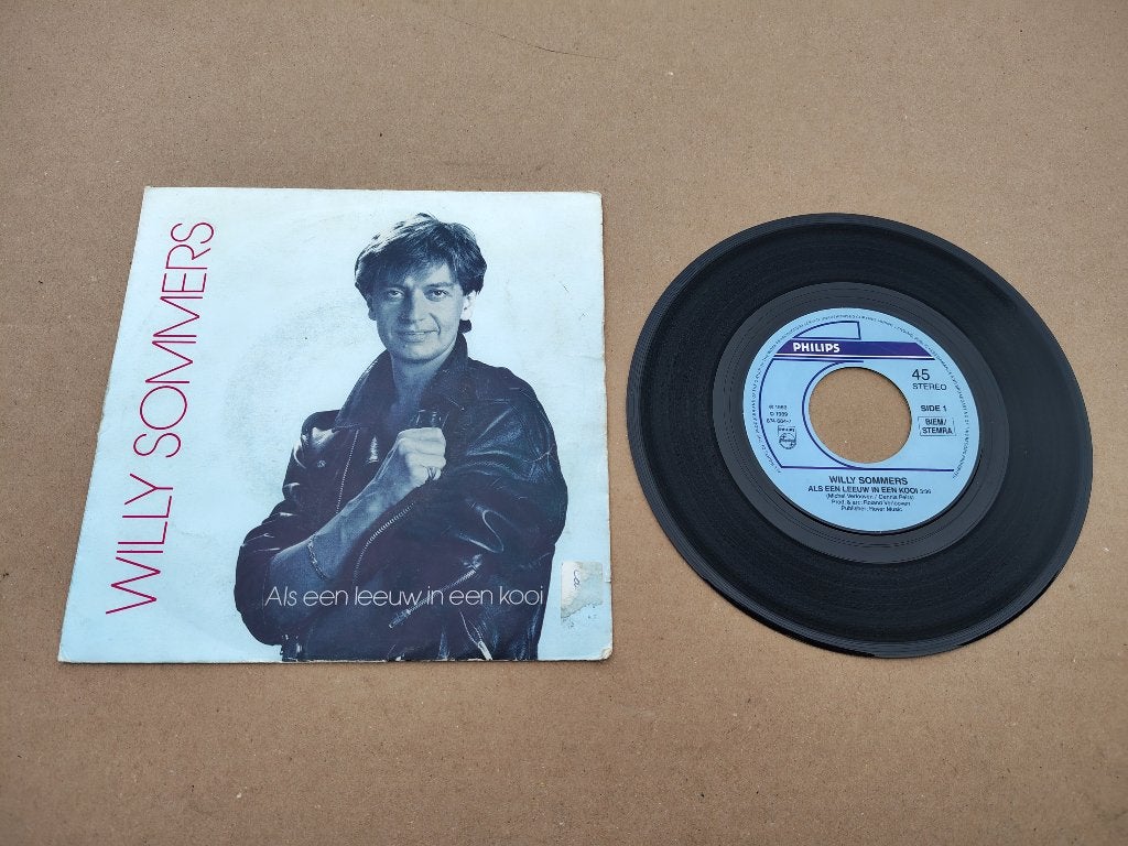 Single: Willy Sommers - Als Een Leeuw In Een Kooi (1989), Verzenden, Gebruikt, Pop
