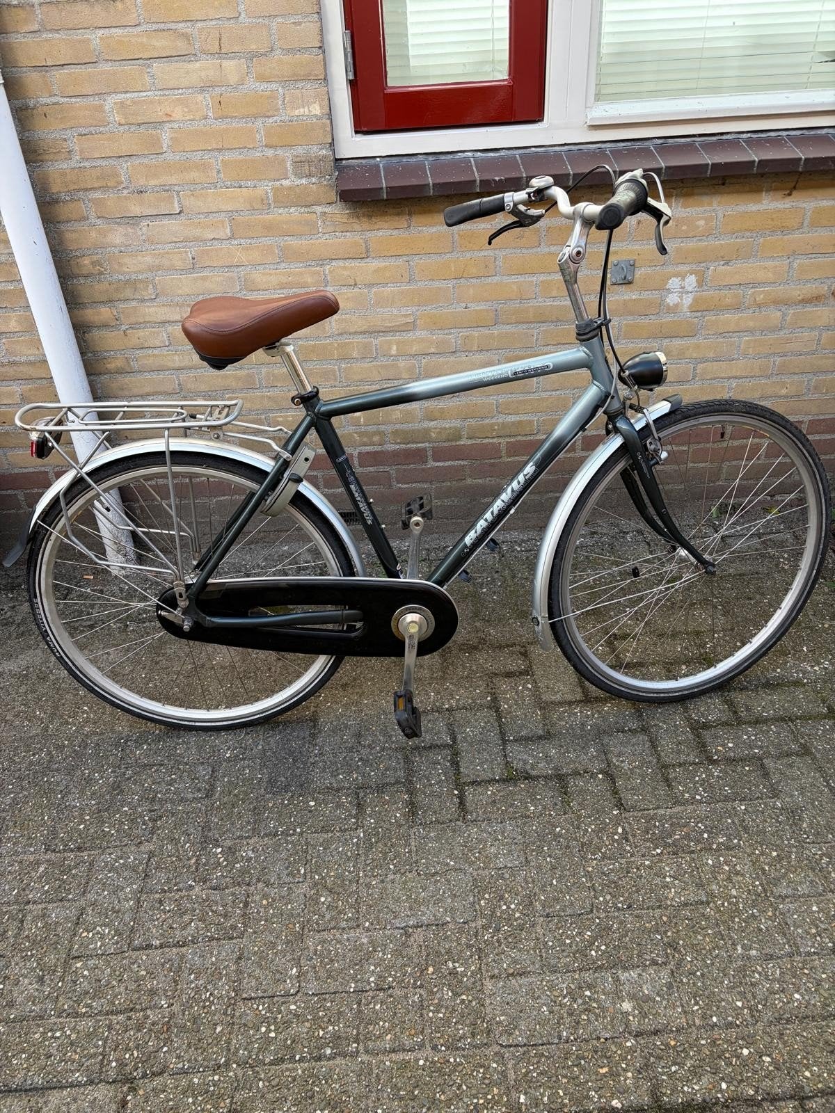 Batavus Lento Weekend herenfiets 54cm Nexus 7s, Fietsen en Brommers, Ophalen, Gebruikt, Velgrem, Versnellingen