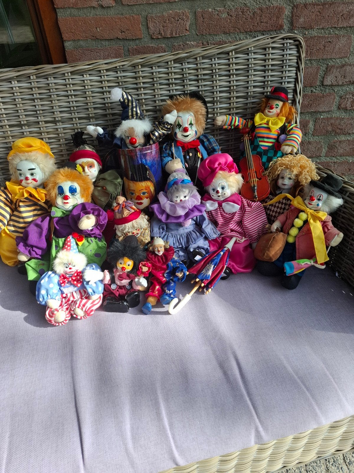 te koop: 14 clowntjes poppen, Ophalen, Overige typen