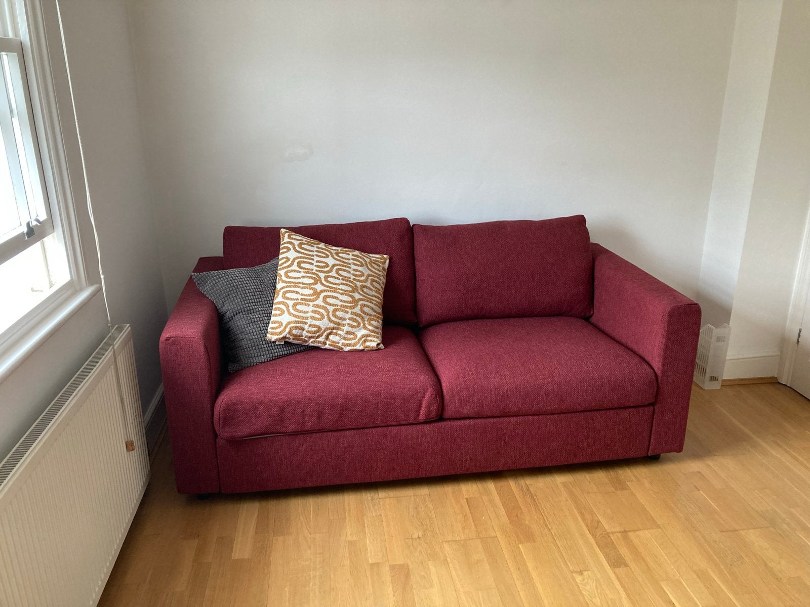 Ikea Vimle slaapbank - gedemonteerd en zo goed als nieuw, Ophalen, Tweepersoons, Zo goed als nieuw, Overige maten