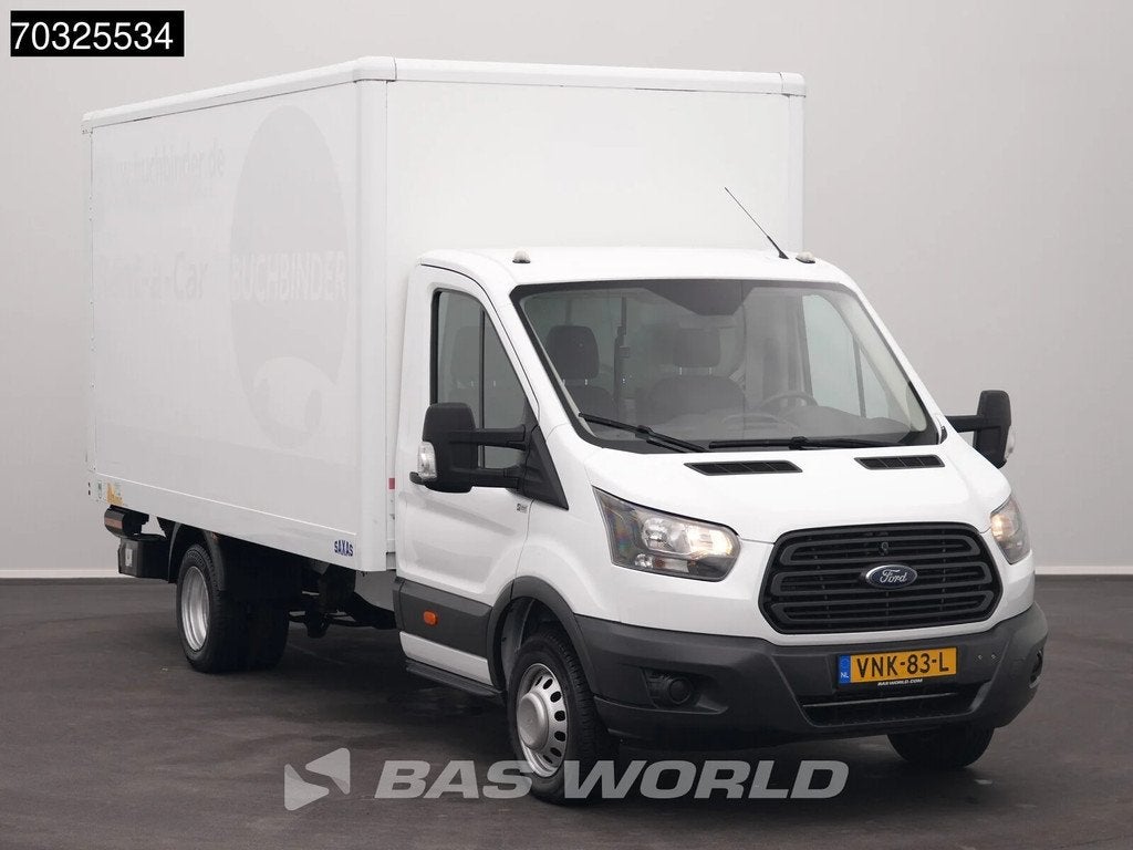 Ford Transit 130pk Laadklep Dubbellucht Bakwagen Airco Euro6, Stof, Euro 6, 4 cilinders, 2000 kg