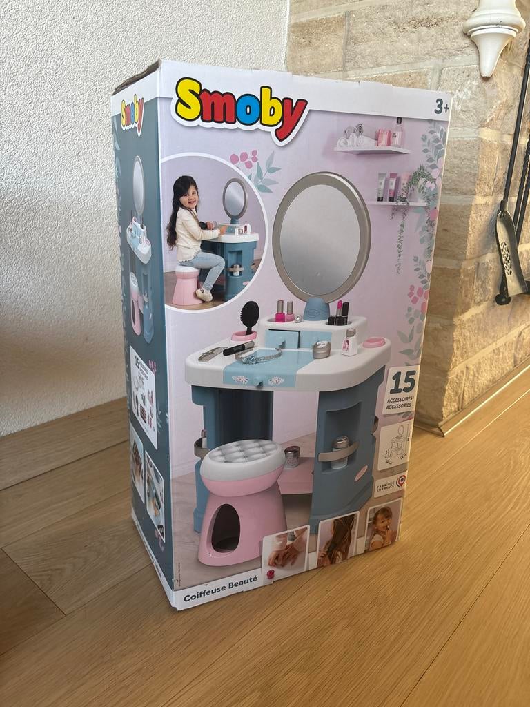 Smoby kinder make-up tafel - Nieuw in doos, Ophalen, Nieuw, Meisje