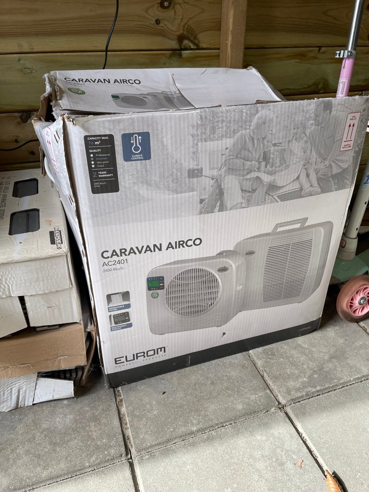 Eurom Caravan Airco AC2401, Caravans en Kamperen, Ophalen, Gebruikt