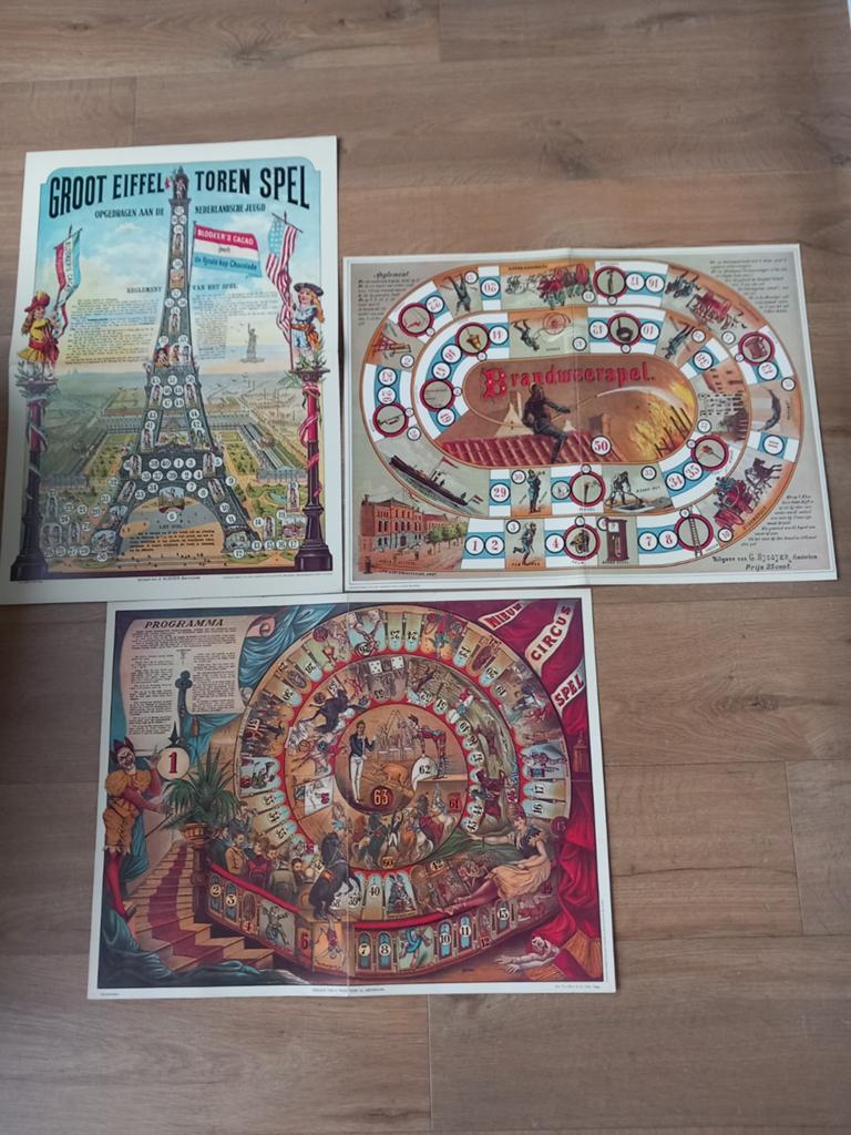 Oude spellen  vintage  atlas van stolk, Ophalen of Verzenden, Gebruikt