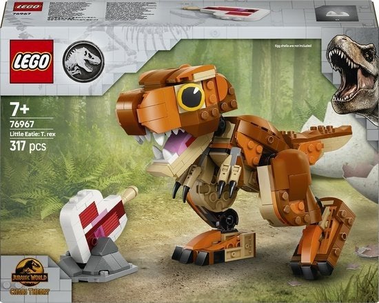 LEGO Jurassic World 76967 Little Eatie: T. rex Gloednieuw, Jurassic World, Lego, Nieuw, Ophalen of Verzenden