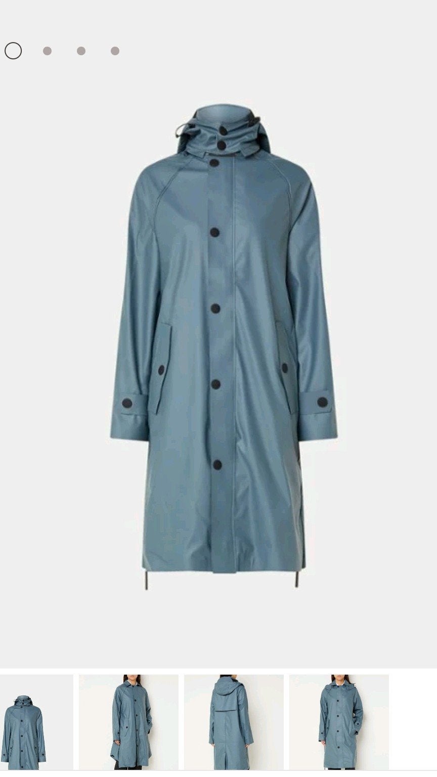 Stijlvolle unisex blauwe regenjas Maium maat L, Ophalen of Verzenden, Zo goed als nieuw, Regenjas, Heren