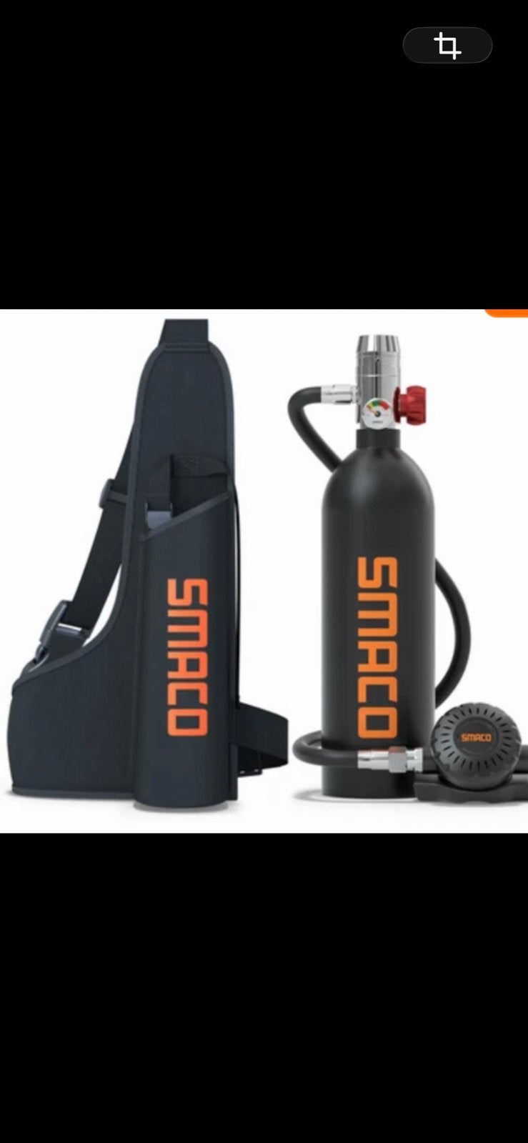 SMACO Mini Duikfles (1L, Watersport en Boten, Ophalen of Verzenden, Nieuw, Duikfles