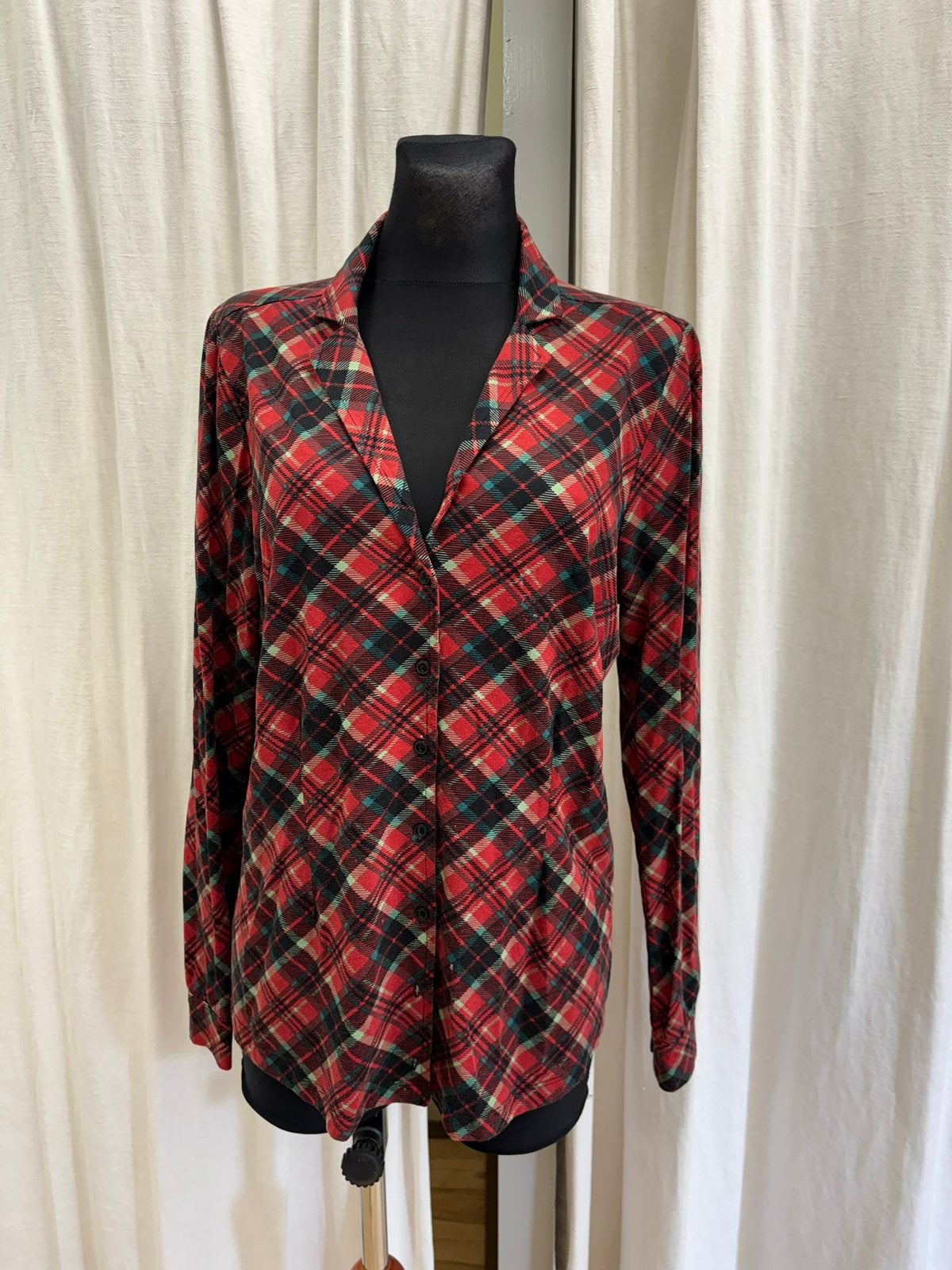 King Louie blouse maat XL, Ophalen of Verzenden, Zo goed als nieuw, Maat 46/48 (XL) of groter, Rood