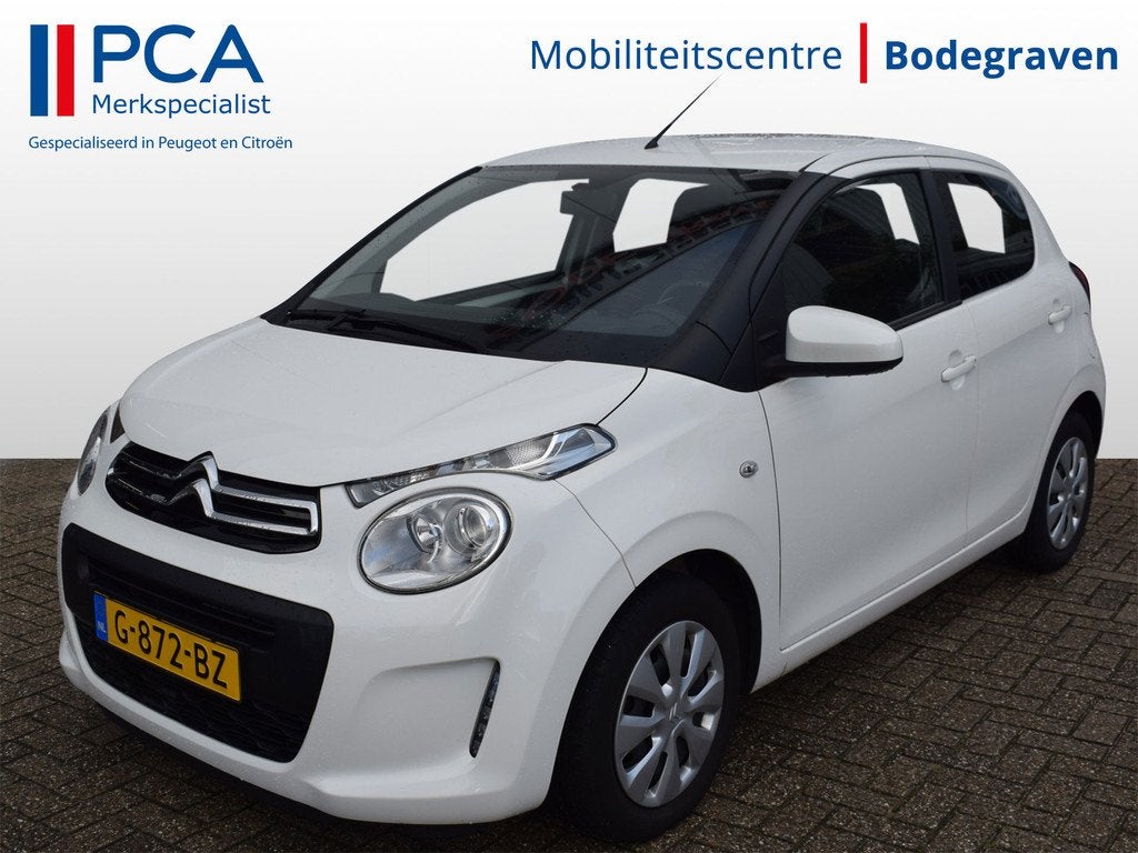 Citroën C1 1.0 VTi Feel | NL-Auto | Airco | 5-deurs | Bluet, Voorwielaandrijving, Stof, Gebruikt, Euro 6