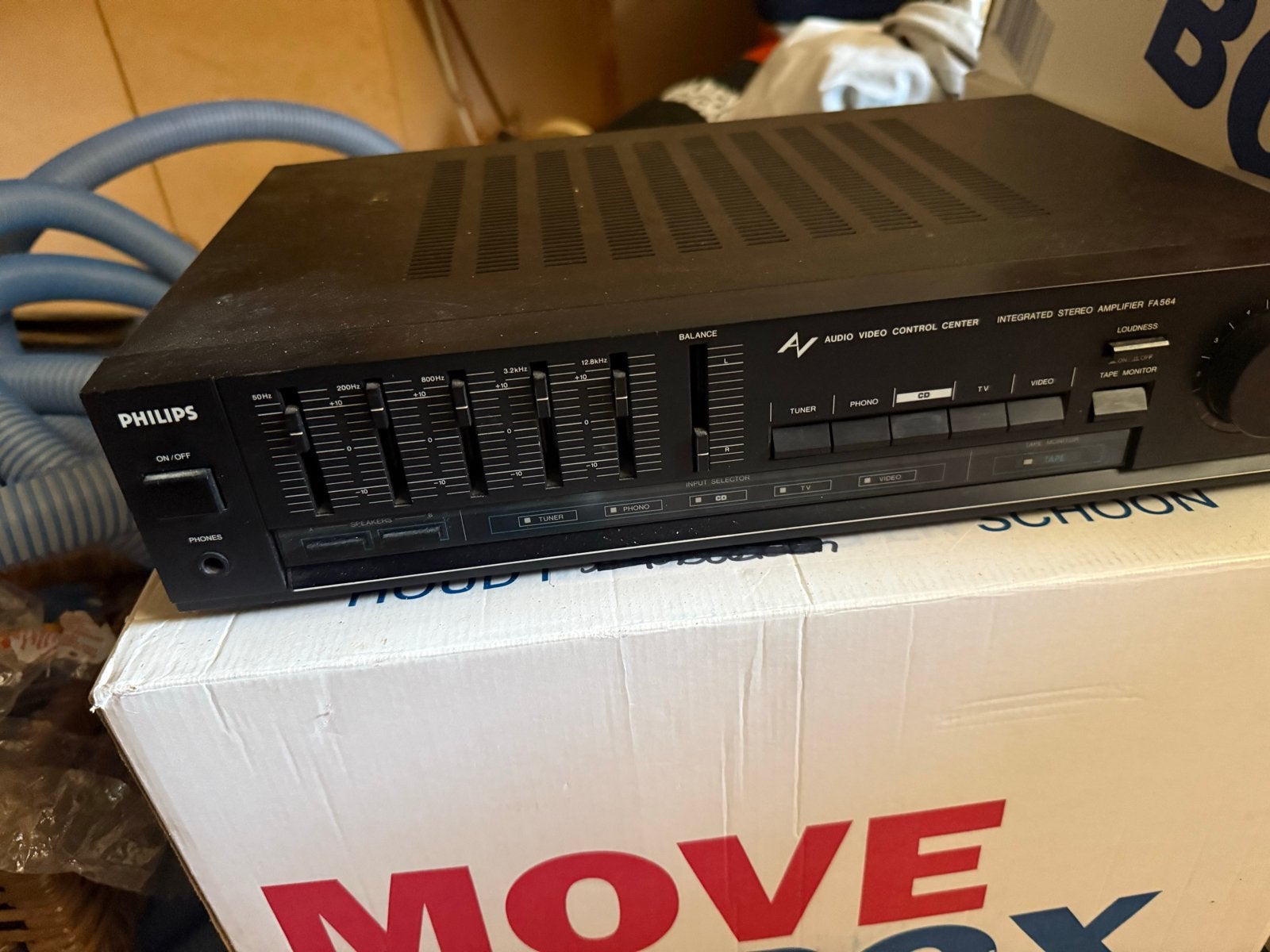 Philips FA564/00R Geïntegreerde Stereo Versterker, Gebruikt, Ophalen, Overige merken, Minder dan 60 watt