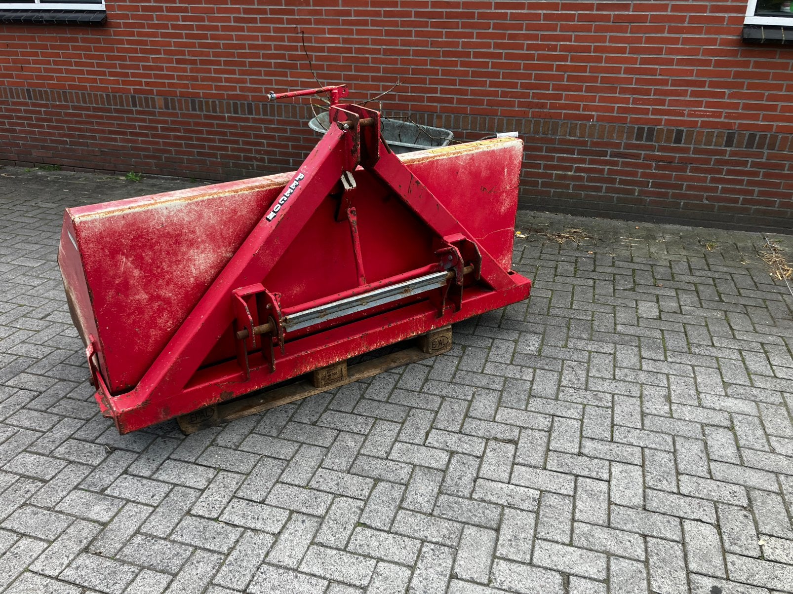 Grondbak, Kuilsnijder, balenprikker, hefmast, Ophalen, Weidebouw