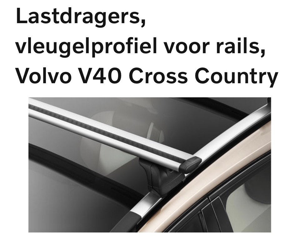 Volvo dakdragers - Zo goed als nieuw, Auto diversen, Ophalen, Zo goed als nieuw