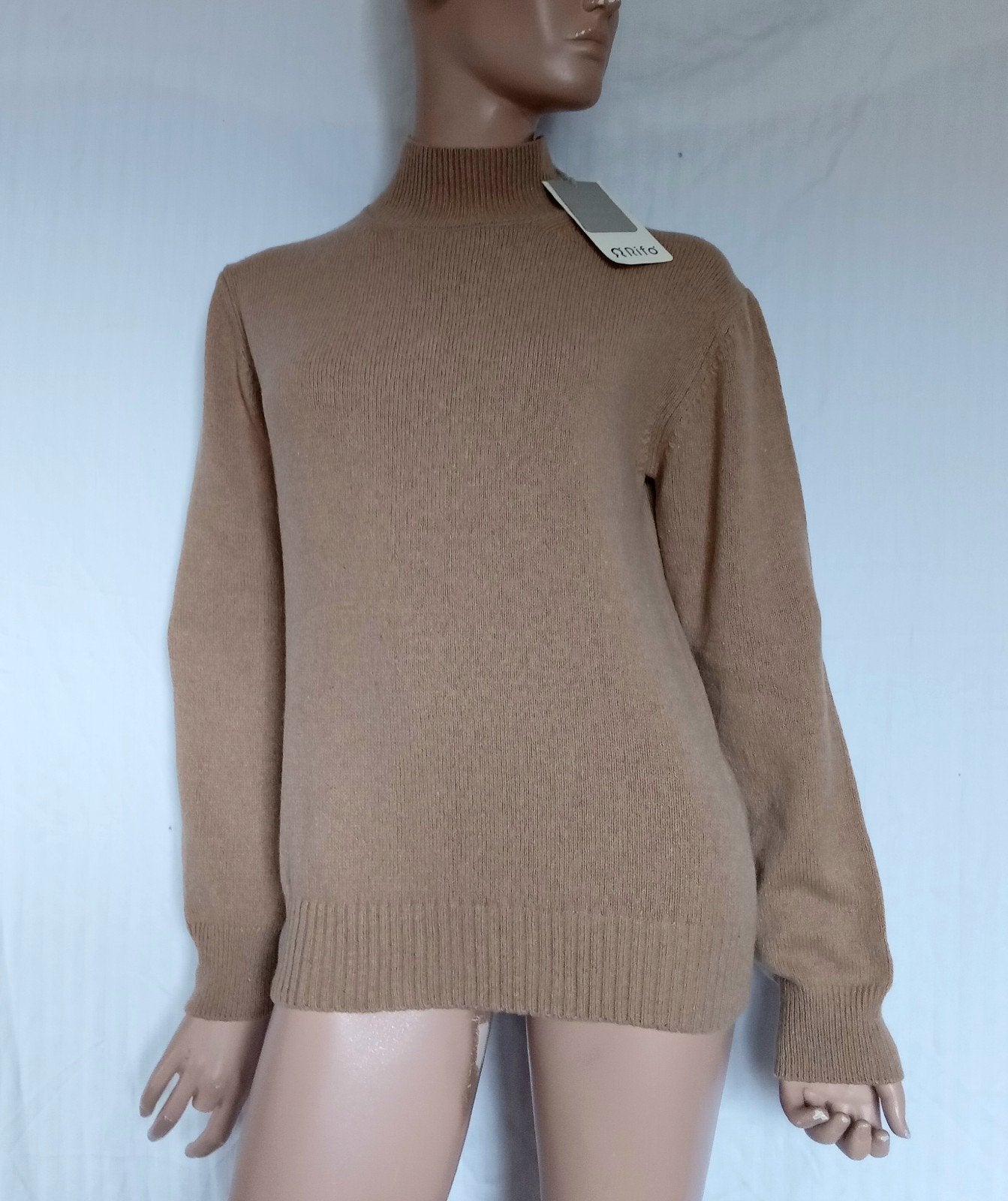 RIFO CASHMERE Trui , Maat M , NIEUW, Ophalen of Verzenden, Nieuw, Maat 38/40 (M), Beige