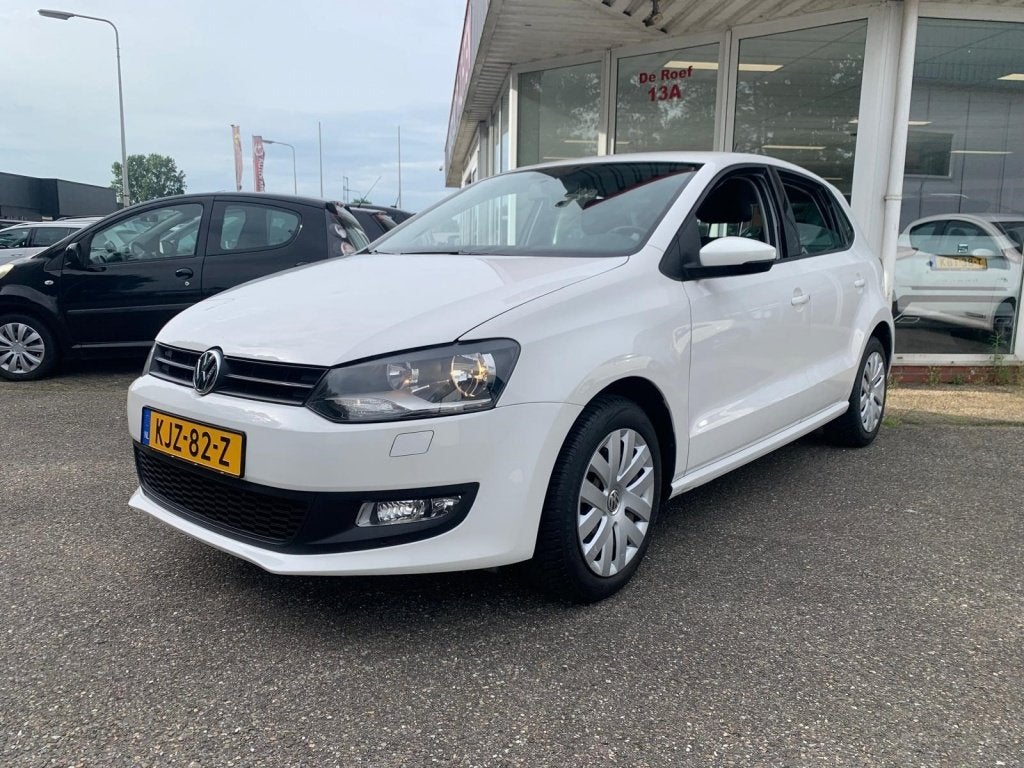 Volkswagen Polo 1.2 TSI Comfortline (bj 2011), Euro 5, Stof, Gebruikt, Wit