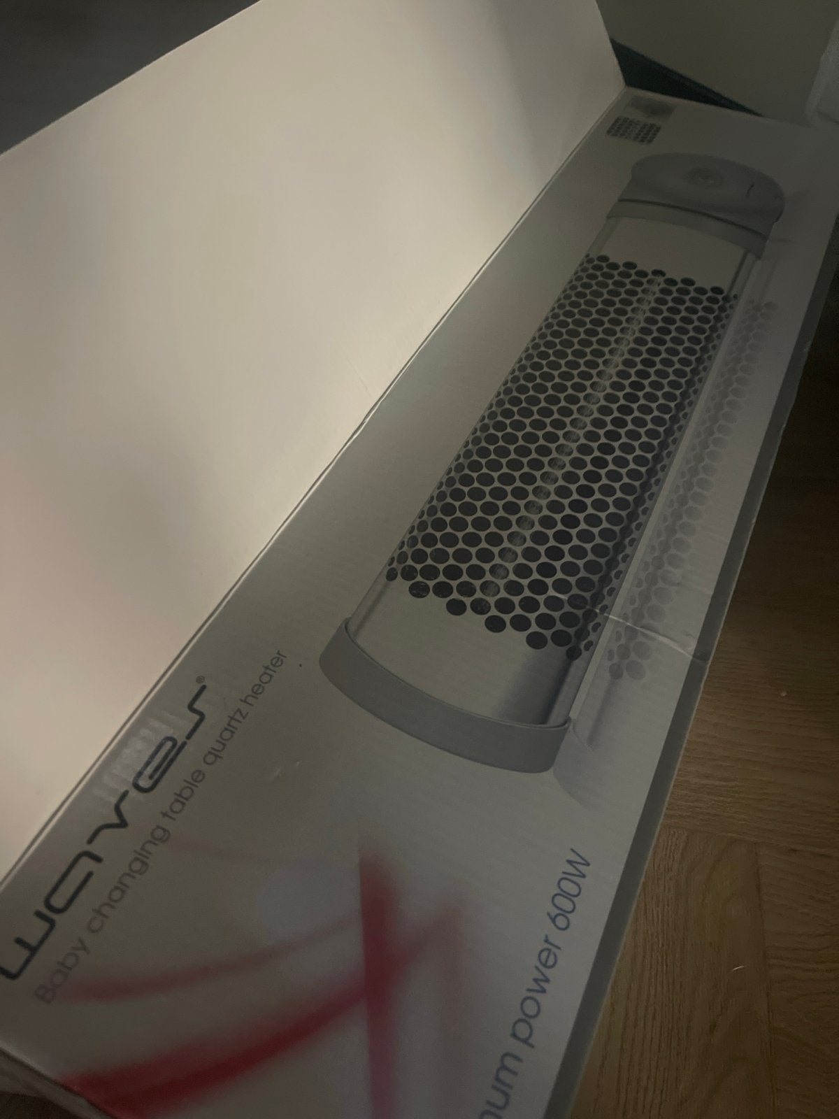Straal kachel 600W, Ophalen of Verzenden, Nieuw, Wit