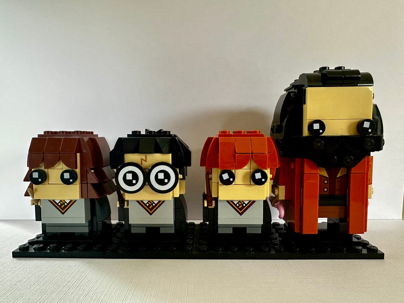 Lego BrickHeadz Harry Potter, Hermelien, Ron en Hagrid, Lego, Harry Potter, Ophalen of Verzenden, Zo goed als nieuw