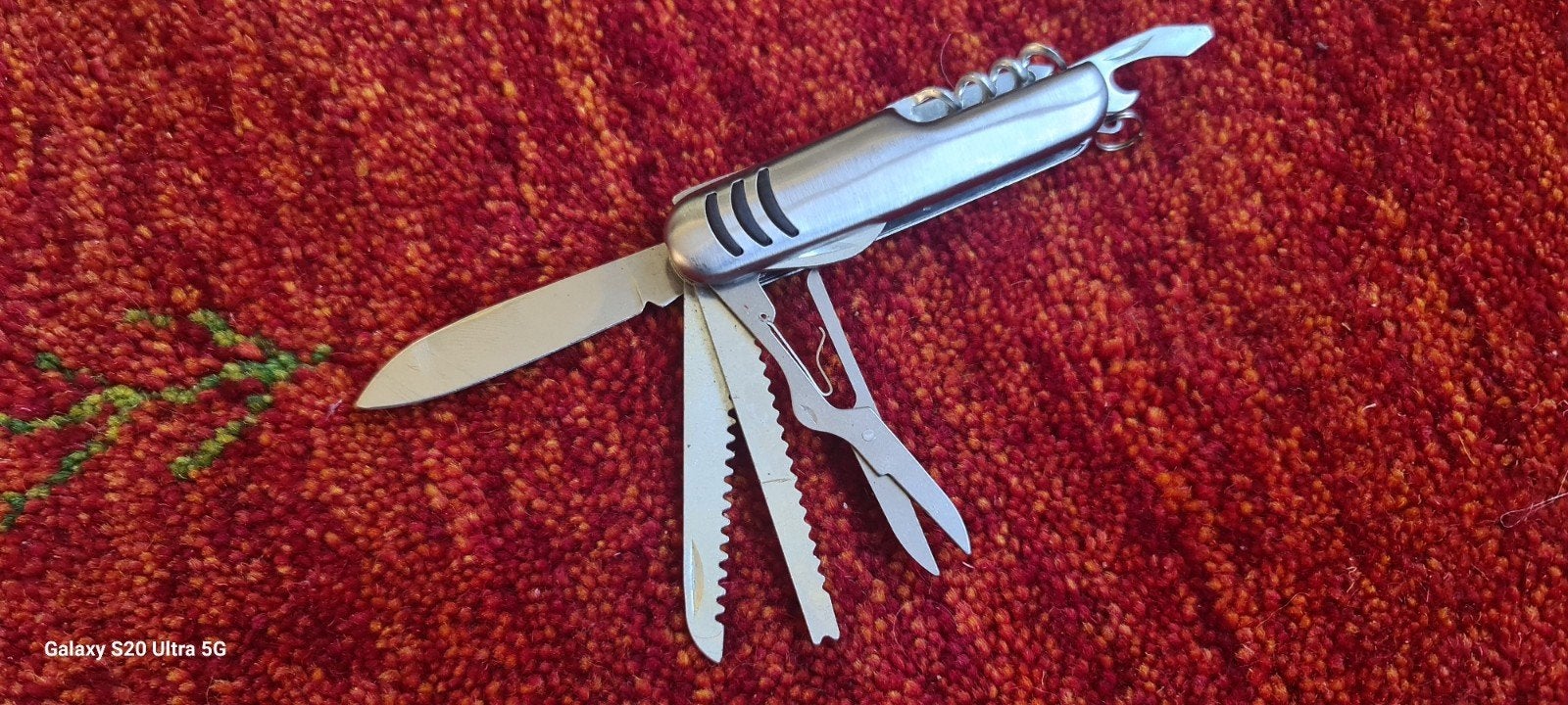 Multitool zakmes - RVS met diverse functies, Ophalen of Verzenden, Gebruikt, Multitool, Overige merken