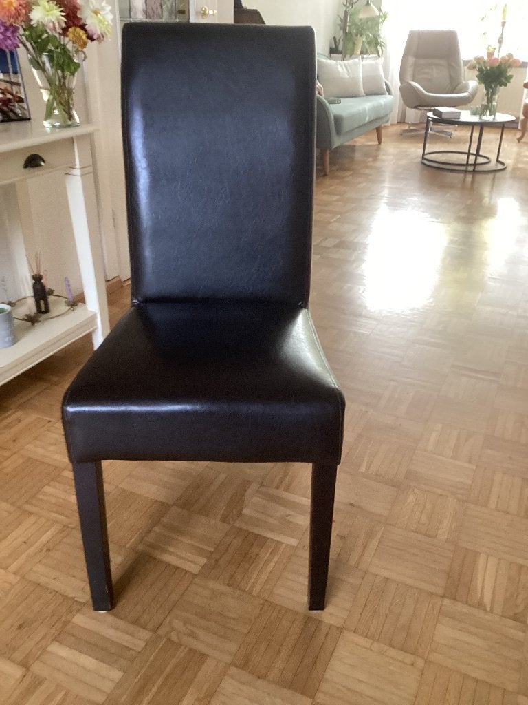 Eetkamerstoelen, Ophalen, Gebruikt, Bruin, Hout