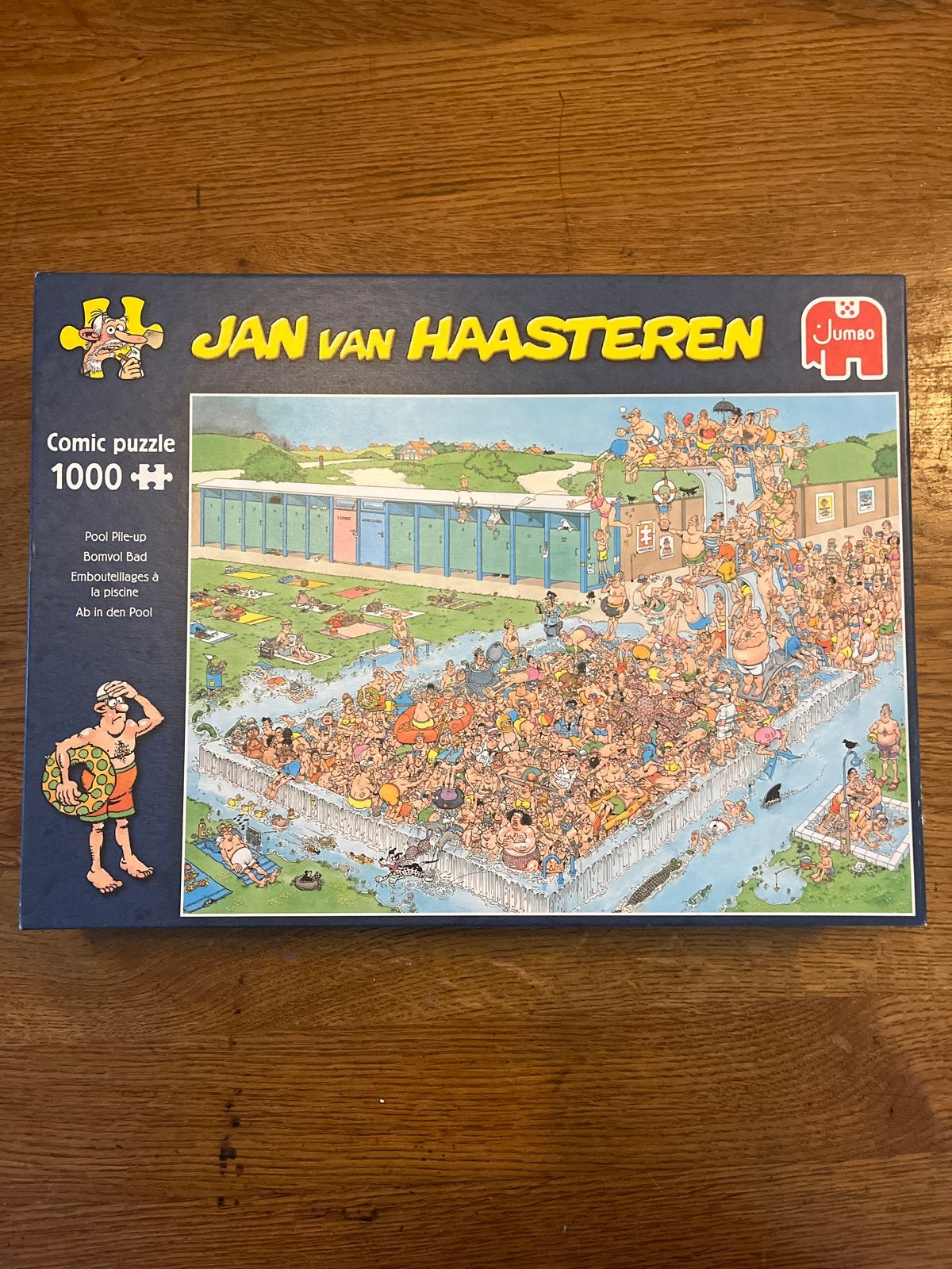 Jan van Haasteren Comic Puzzel - Bomvol Bad 1000 stukjes, Ophalen of Verzenden, 500 t/m 1500 stukjes, Gebruikt, Legpuzzel
