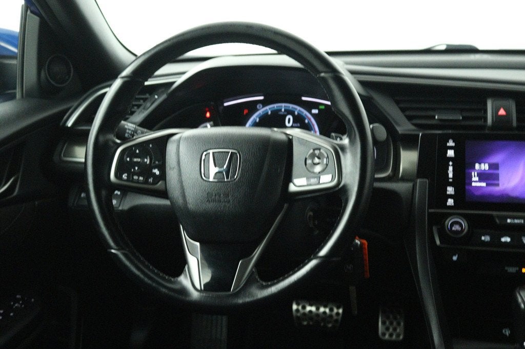 Honda Civic 1.0 i-VTEC Elegance (TREKHAAK, DIGITALE COCKPIT,, Auto's, Honda, Gebruikt, Blauw, Leder en Stof, 988 cc