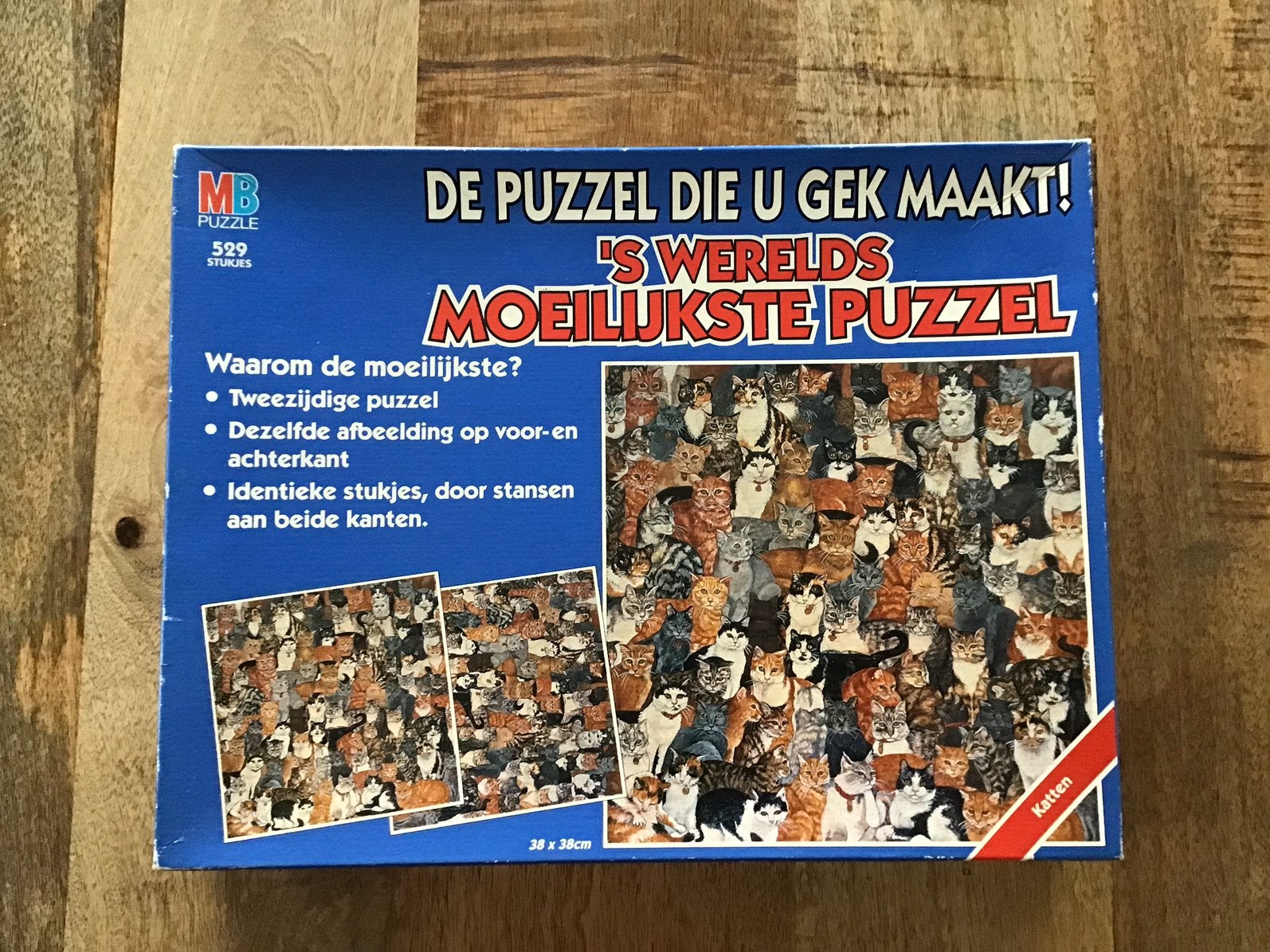 Te koop poezen puzzel ( de puzzel die u gek maakt), Ophalen of Verzenden, Zo goed als nieuw, 1:50 of kleiner