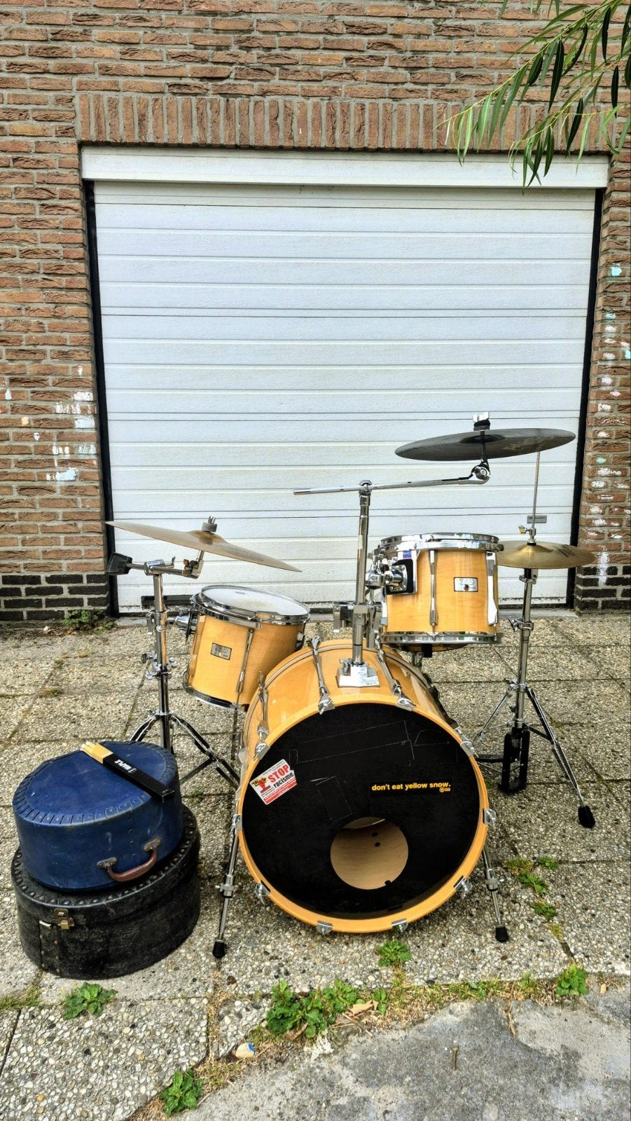 Adams 6000 drum. Incl. hardware en cymbalen, Ophalen, Gebruikt, Overige merken