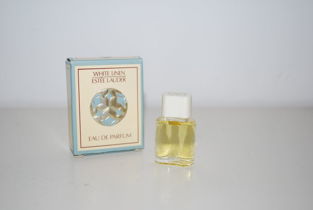 Miniatuur Estee Lauder White Linen, Ophalen of Verzenden, Zo goed als nieuw, Miniatuur, Gevuld