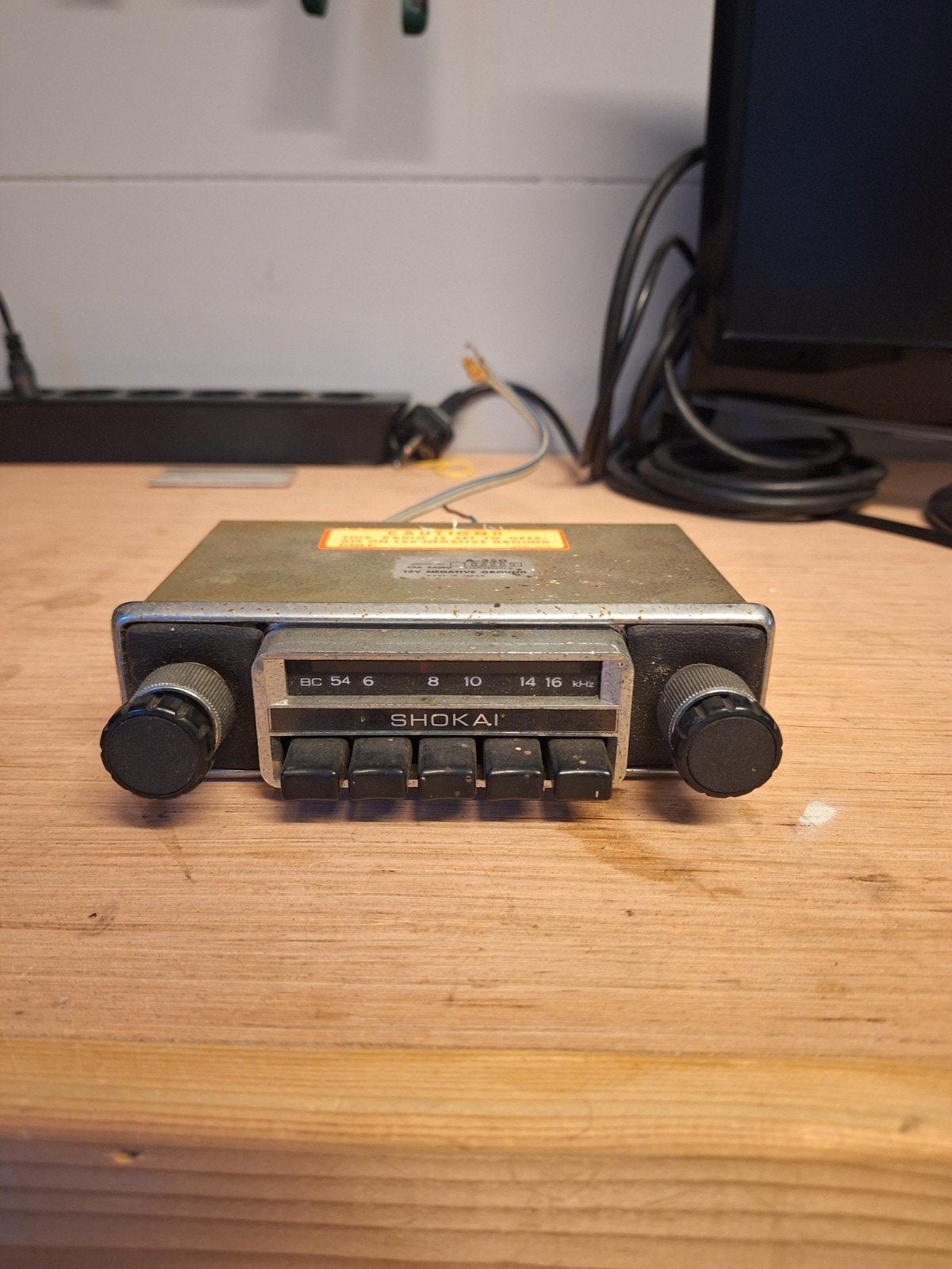 Shokai A-350 oldtimer radio., Auto diversen, Ophalen of Verzenden, Gebruikt