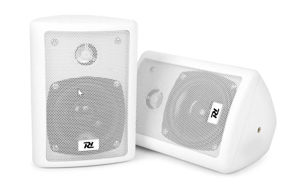2 Skytec ODS40W 2-weg speaker-set met muurbeugels, Audio, Tv en Foto, Geschikt voor surround/home cinema, Gebruikt, 60 tot 120 watt