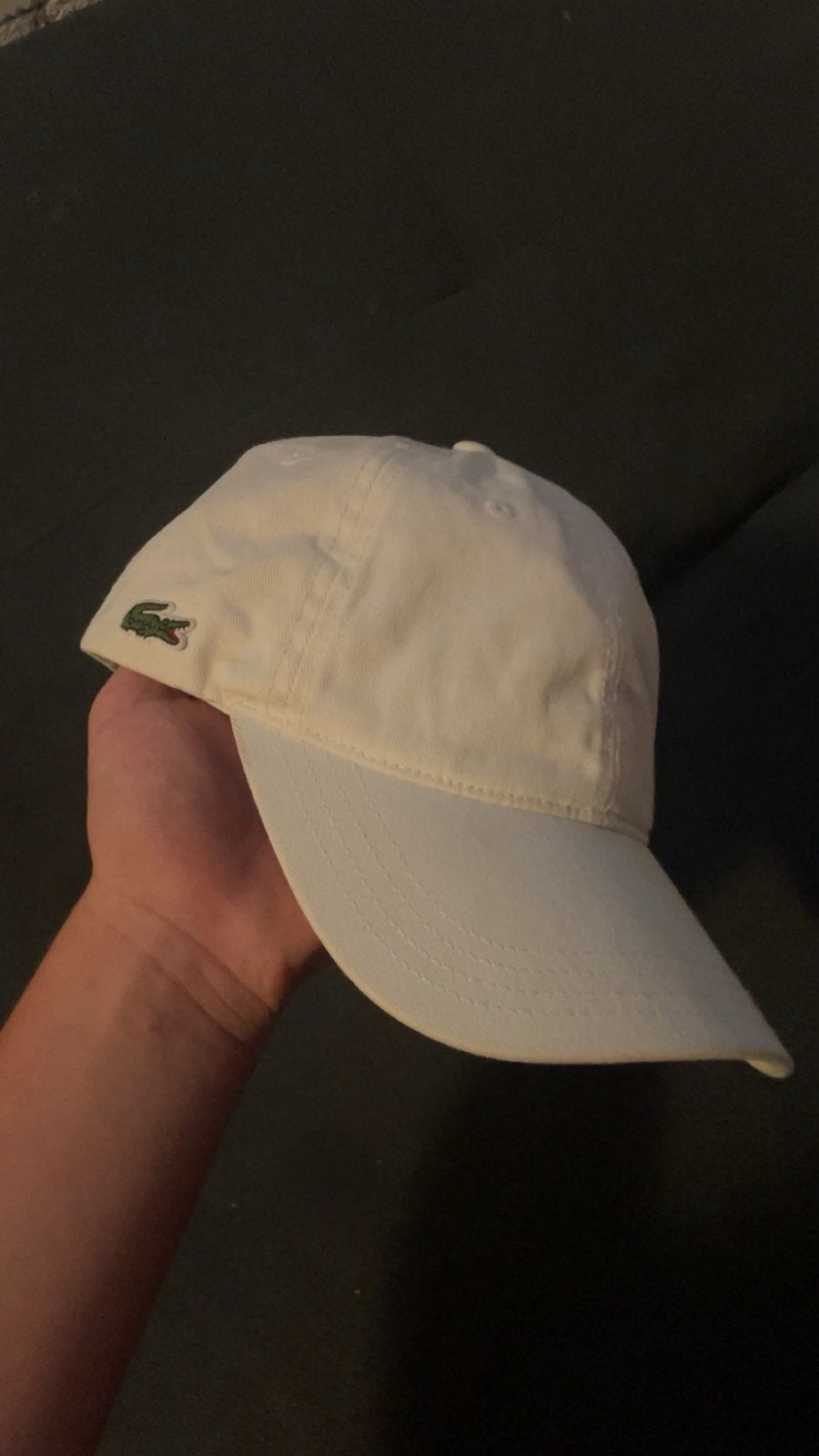 Wit lacoste pet, Ophalen of Verzenden, Zo goed als nieuw