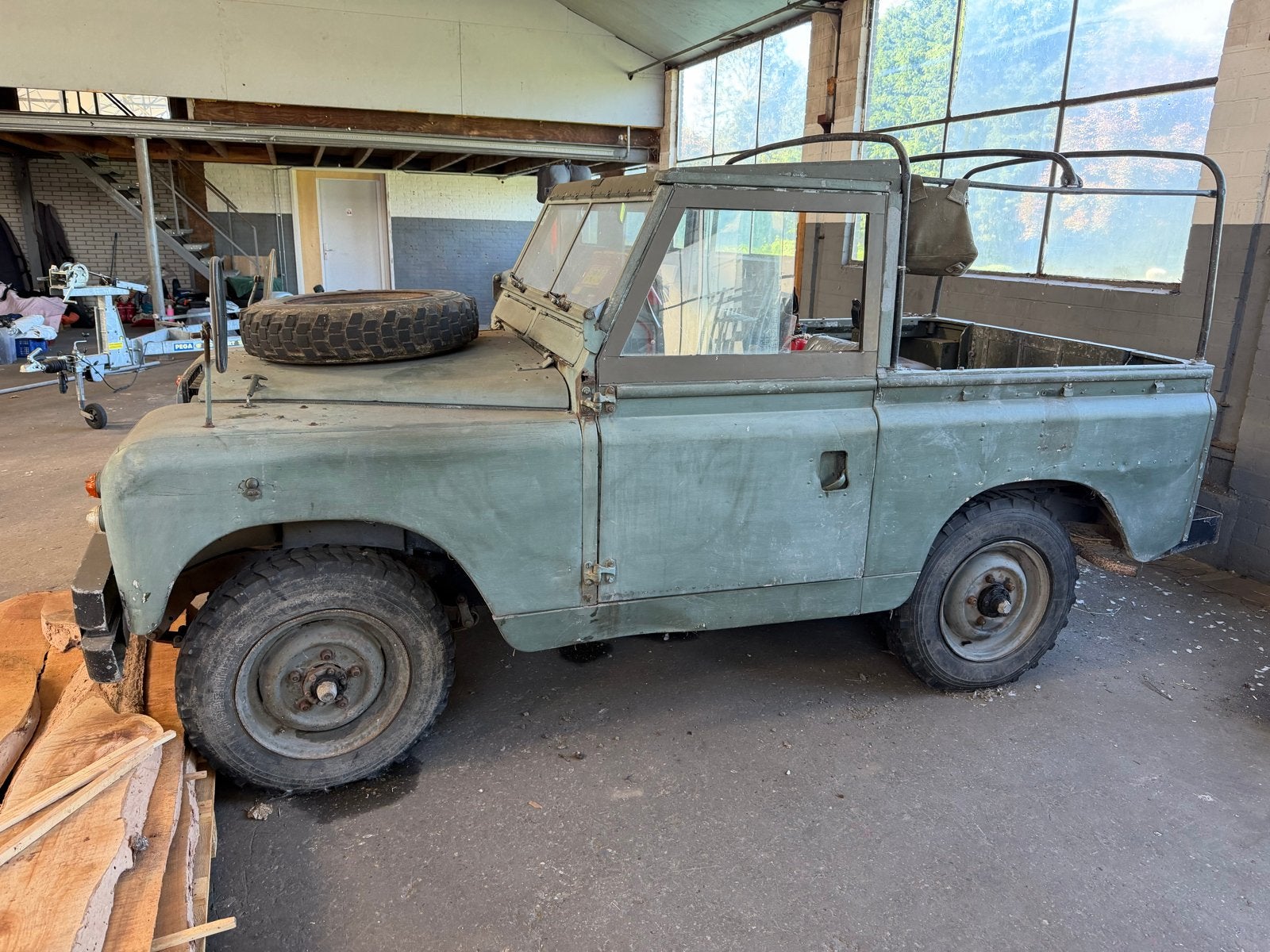 Land Rover 1962 Groen oldtimer, foto 4