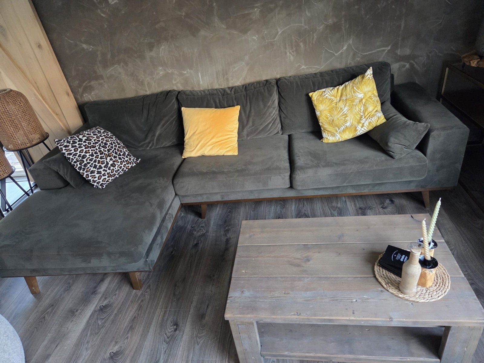 meubelset, Huis en Inrichting, Tafels | Salontafels, 100 tot 150 cm, Overige houtsoorten, Landelijke/Industriële stijl, 50 tot 100 cm