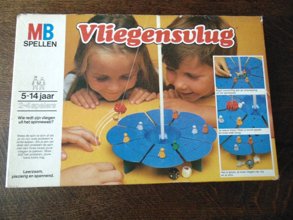 Vliegensvlug Spel van MB, Een of twee spelers, Ophalen of Verzenden, Gebruikt, MB Spellen