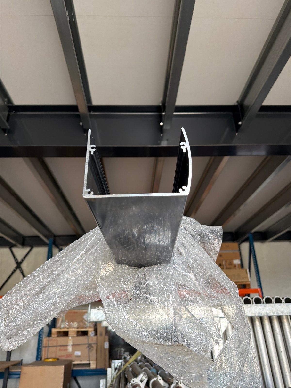 Aluminium dakgoot 5m antraciet 7016 met eindkappen, Ophalen, Overige typen, Nieuw, Minder dan 5 m²