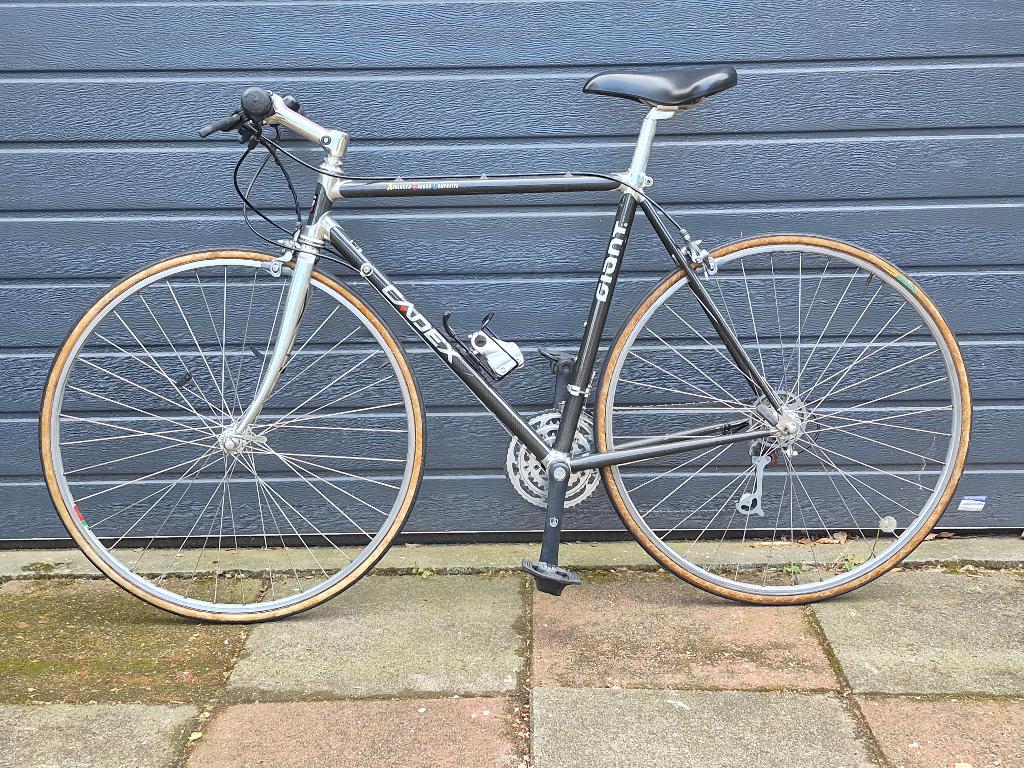 Vintage Giant Campagnolo sportfiets, Ophalen, 28 inch, Gebruikt, Velgrem