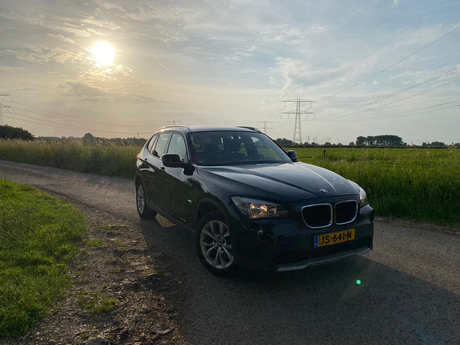 BMW X1 2.0 Sdrive 18I 2010 Zwart, Auto's, X1, Achterwielaandrijving, 1995 cc, 4 cilinders