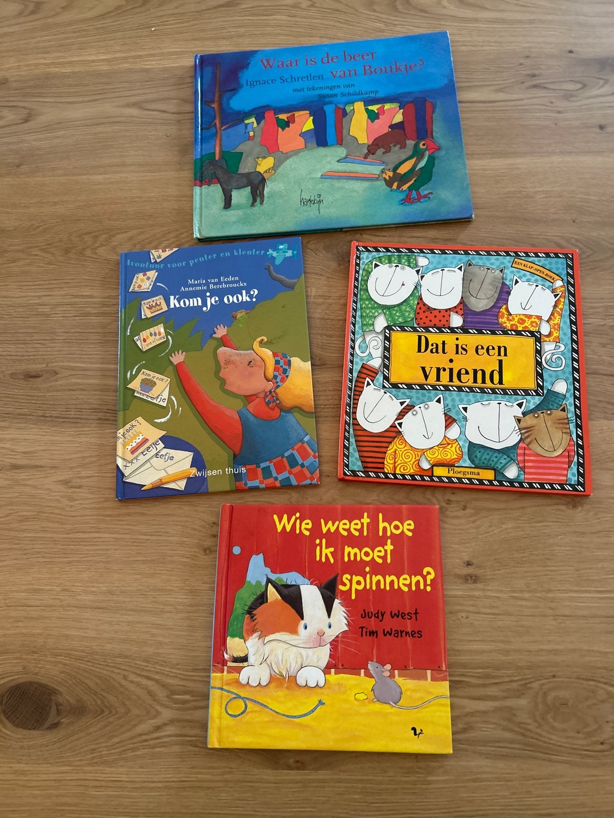 4 leuke kinderboeken voor peuters en kleuters, Boeken, Ophalen of Verzenden, Gelezen, Uitklap-, Voel- of Ontdekboek, 2 tot 3 jaar