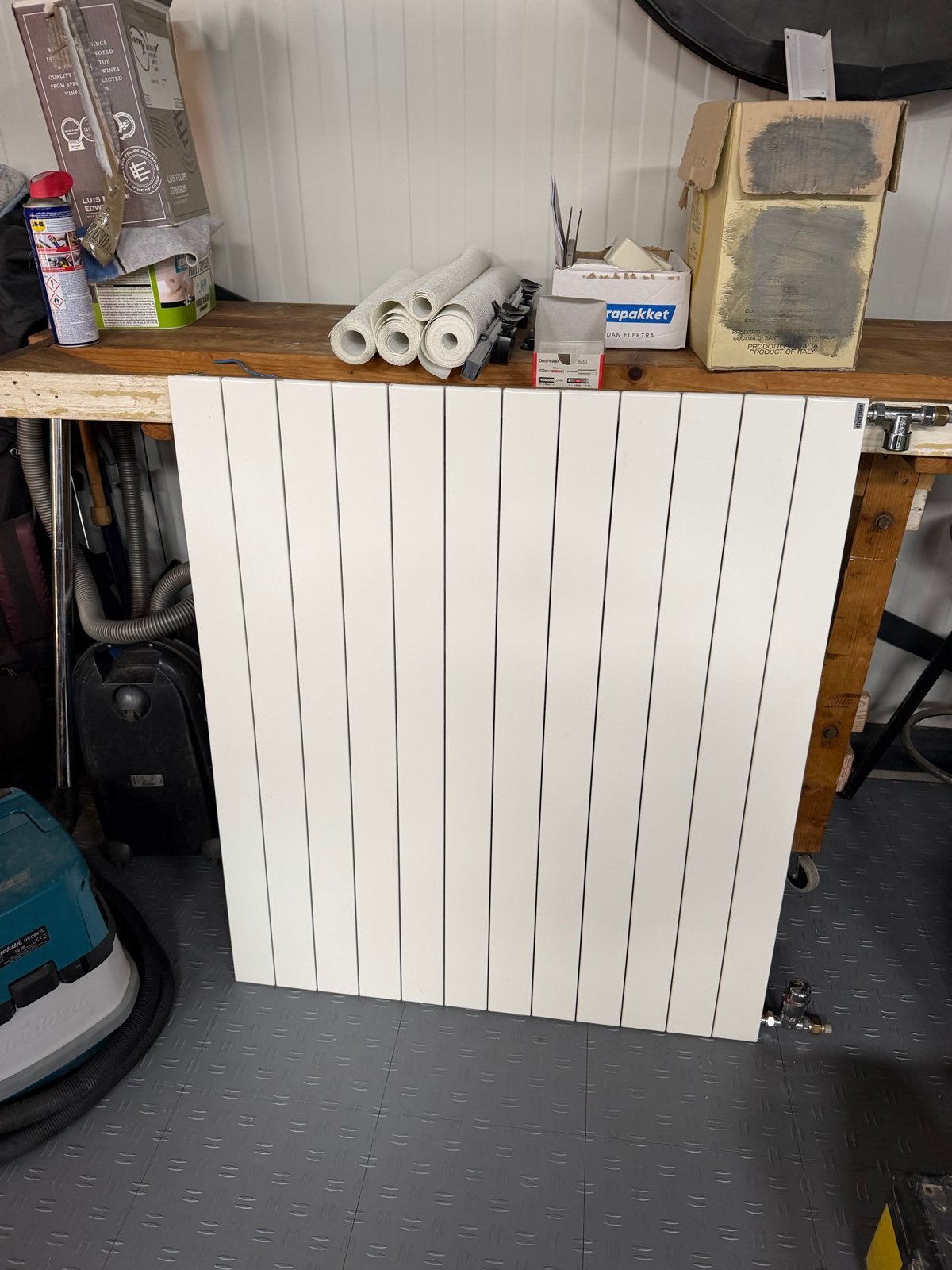 Thermic design plaatradiator 87 x 100 cm, Gebruikt, Radiator, Ophalen of Verzenden, 60 tot 150 cm
