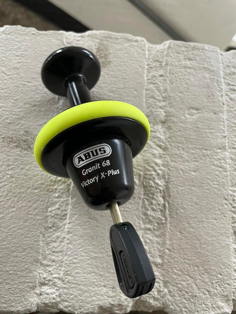 Abus Granit Victory X Plus Schijfremslot Motorslot Slot, Ophalen of Verzenden, Zo goed als nieuw