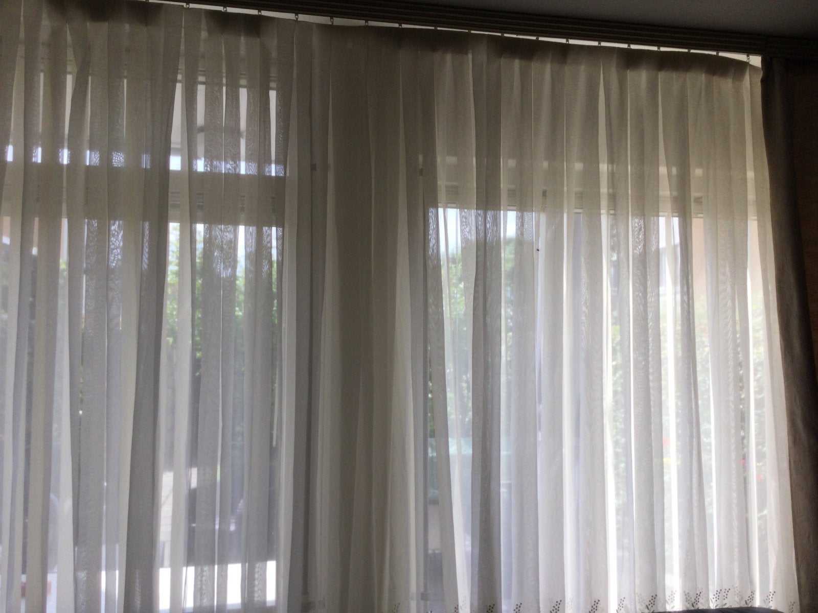Gordijnen en vintage, Huis en Inrichting, Stoffering | Gordijnen en Lamellen, Ophalen, Zo goed als nieuw, 200 cm of meer
