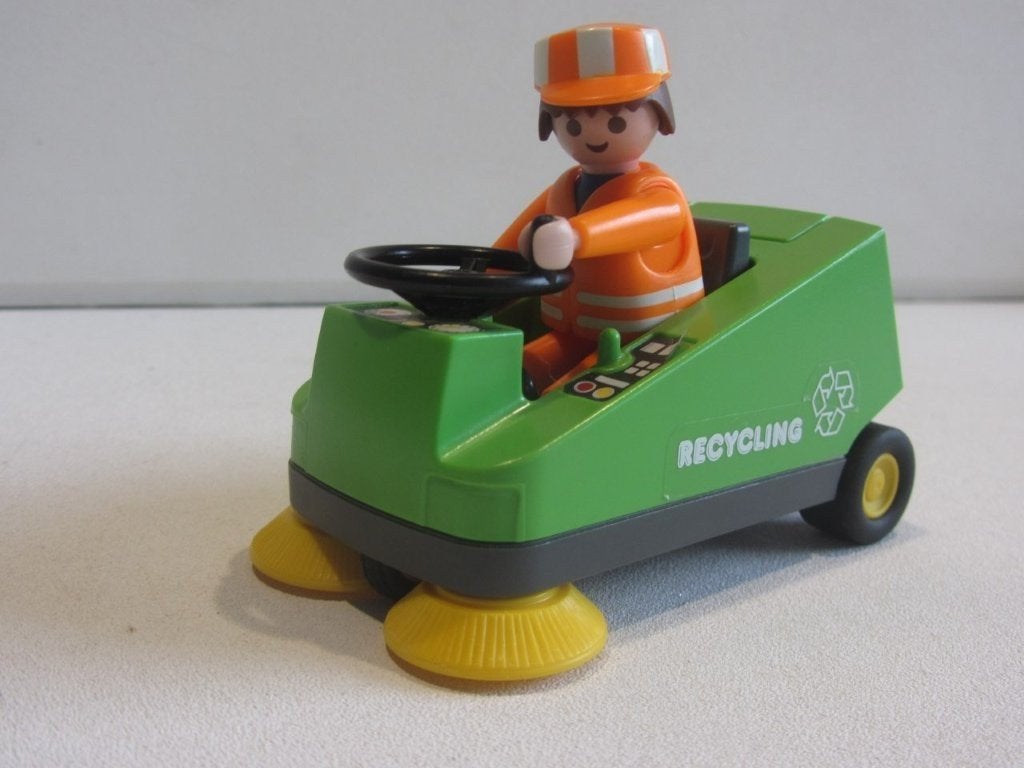 Playmobil  straatveger Veegmachine – 3790, Ophalen of Verzenden, Gebruikt, Losse onderdelen
