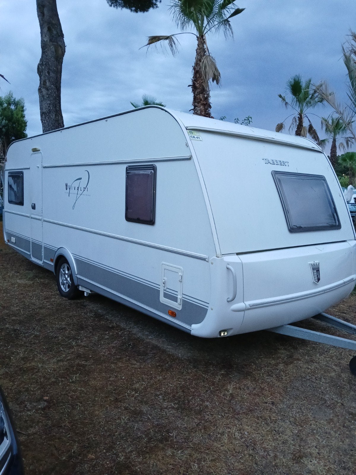 Tabbert Vivaldi 560td airco mover 2009, Schokbreker, Vast bed, Rondzit, Tabbert