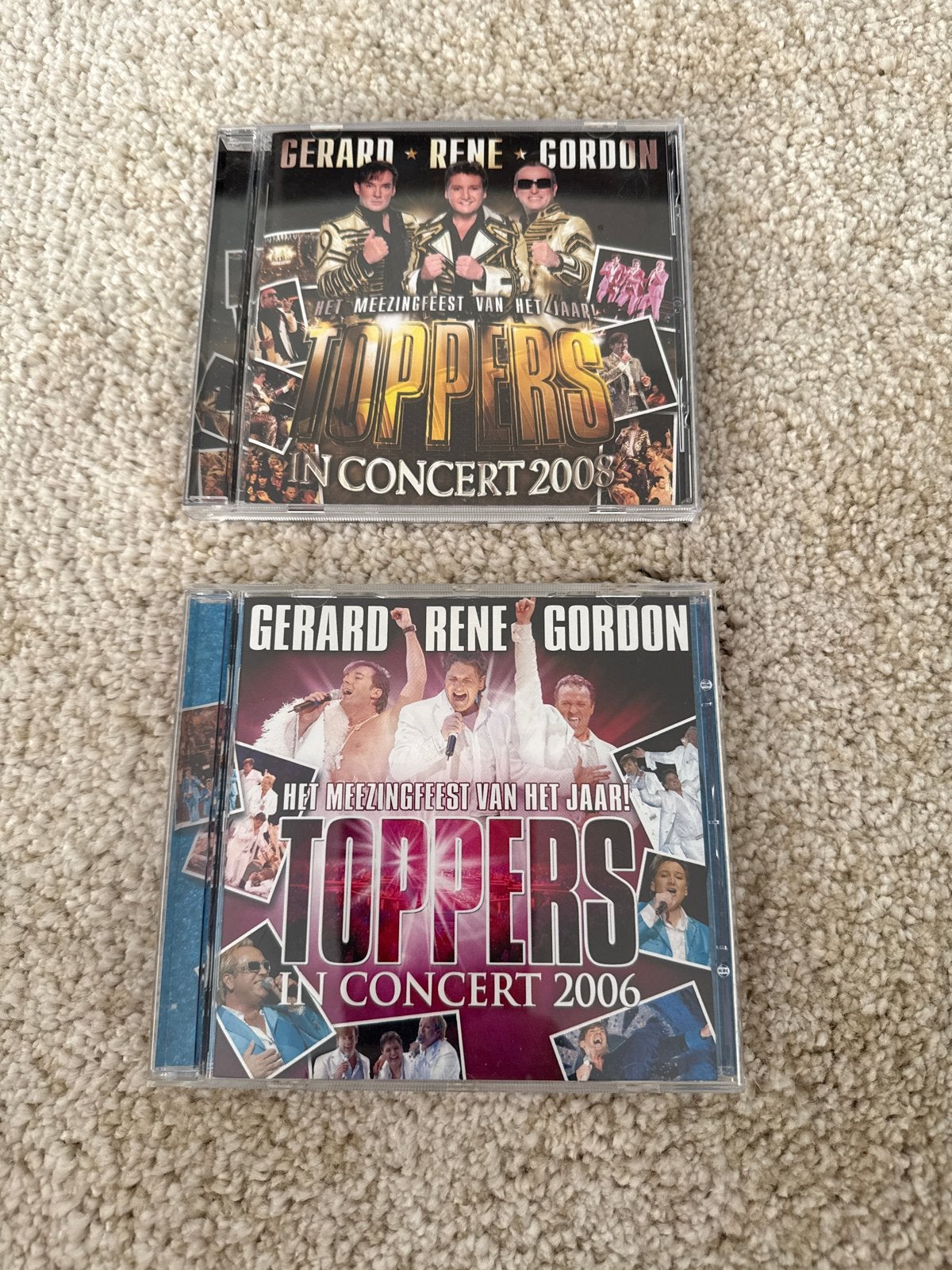 Toppers In Concert 2006 & 2008 CD's - Gerard, René, Gordon, Ophalen of Verzenden, Zo goed als nieuw, Levenslied of Smartlap