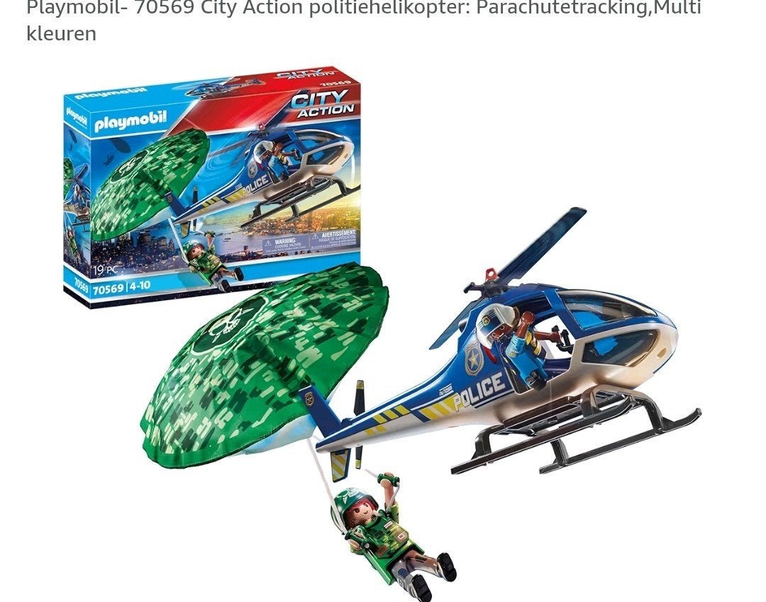 Foto 5 van Grote Playmobil doos: Politie, piraten, poppenhuis & meer!