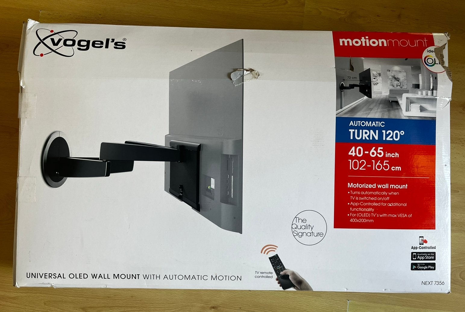 !NIEUW! Vogel’s MotionMount elektrische tv-beugel 40-65 inch, Ophalen of Verzenden, Zo goed als nieuw