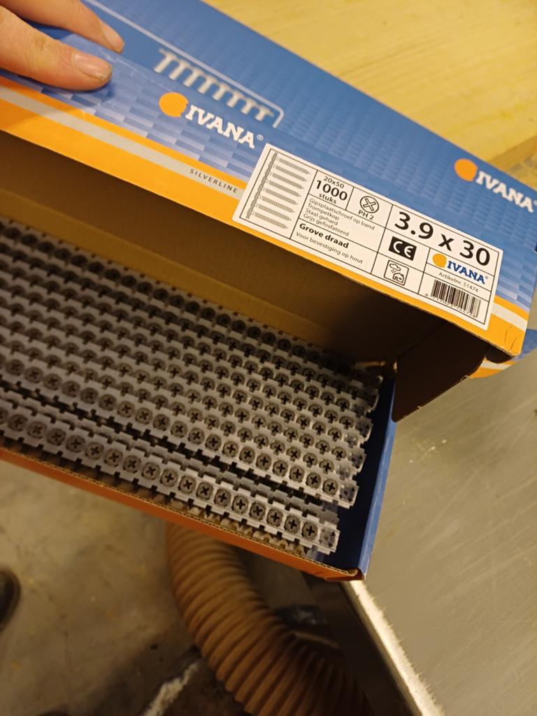 Gipsplaat schroeven 3.9x30, Doe-het-zelf en Verbouw, Ophalen of Verzenden, Nieuw, Minder dan 50 mm, Schroeven