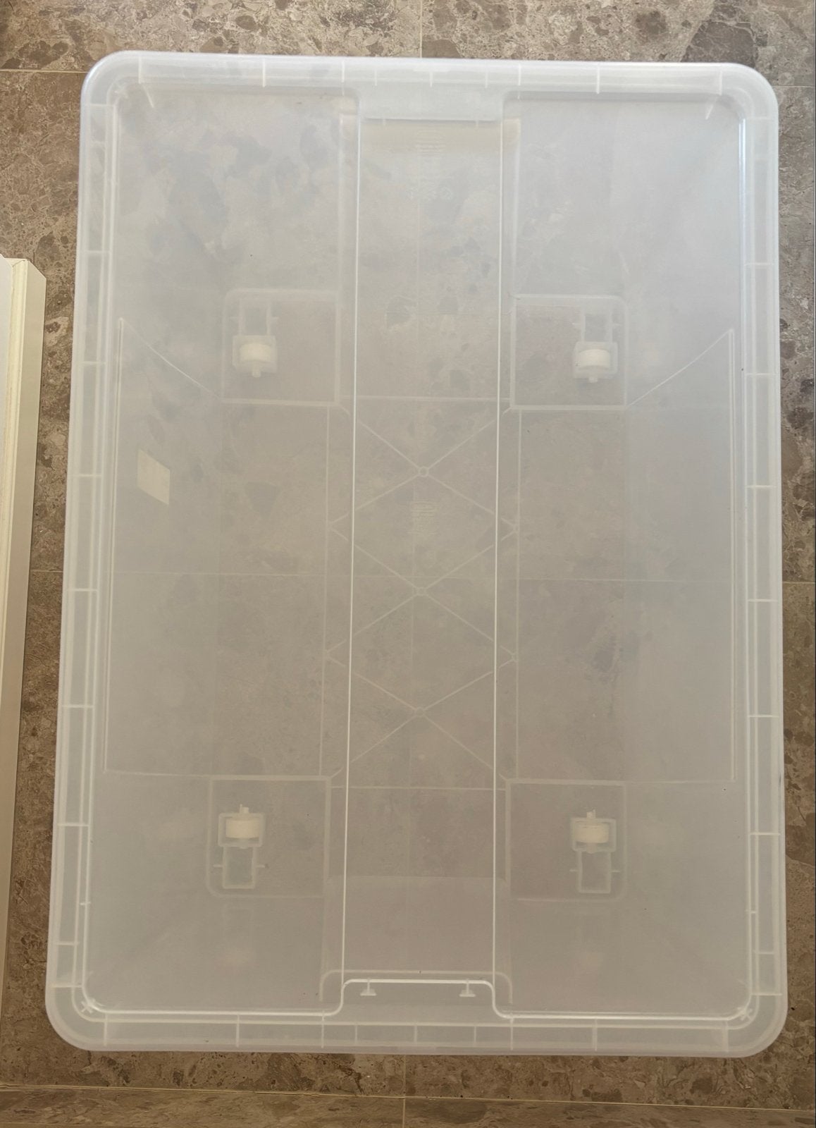 IKEA SAMLA Opbergbox met wielen - 130 Liter, Ophalen, Kunststof, 50 tot 100 cm, Zo goed als nieuw